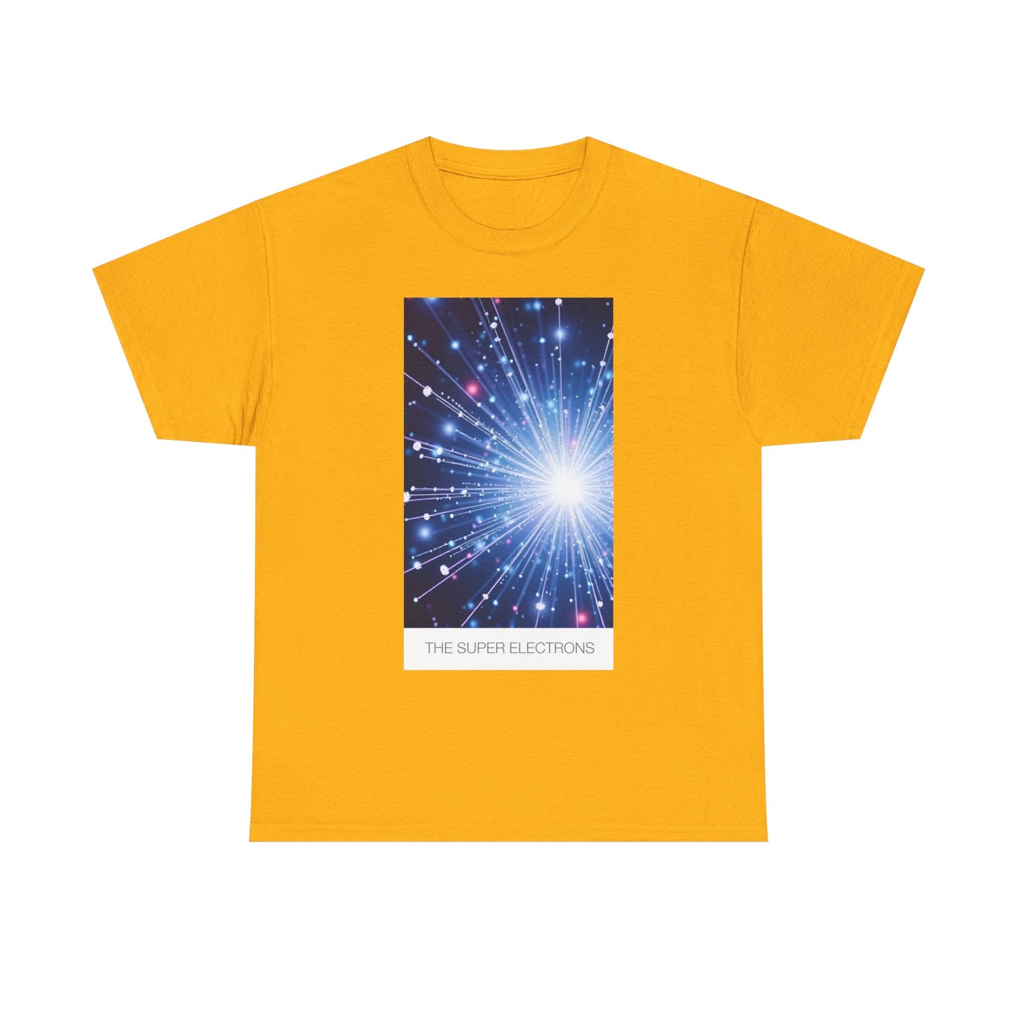 Cosmic Light Unisex Heavy Cotton Tee, Graphic Tee, Trendy Shirt, Casual Wear, Space Art Apparel, Gift for Space Lovers