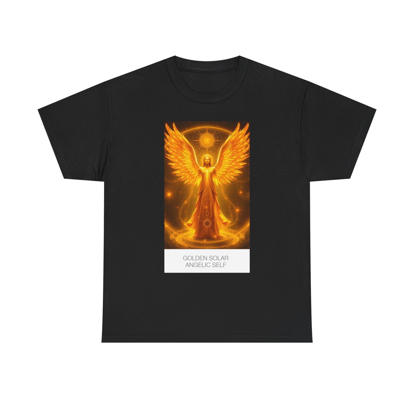 Angelic Self Graphic Tee, Spiritual T-Shirt, Gift for Angel Lovers, Positive Vibe Cotton Tee, Unisex Apparel for Mindfulness